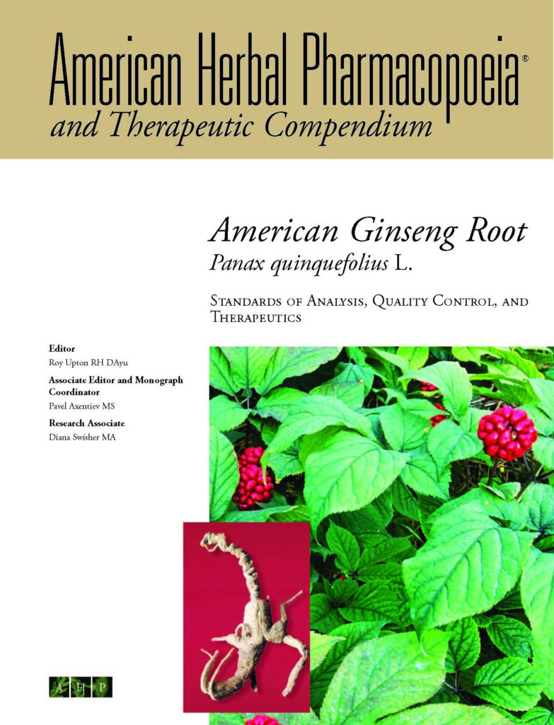 American ginseng; Panax ginseng; Herb Whisperer; American Herbal Pharmacopoeia
