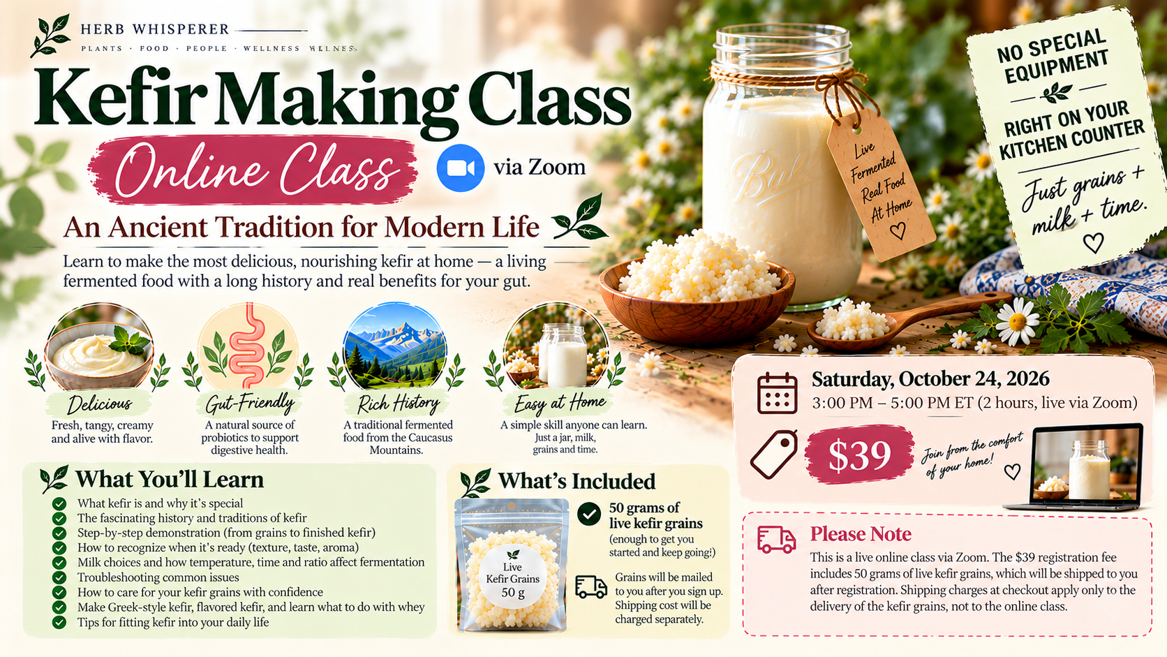 Make your own kefir and Greek yoghurt at home